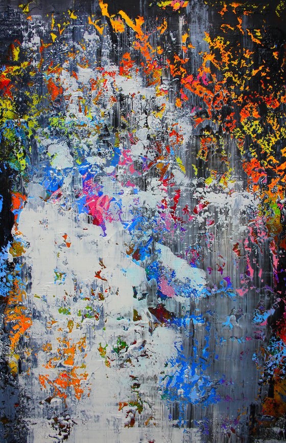 150x100cm. / extra large painting / Abstract 117