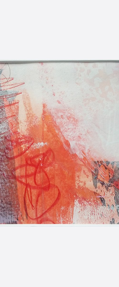 Blush #10 (original abstract painting) by Carolynne Coulson