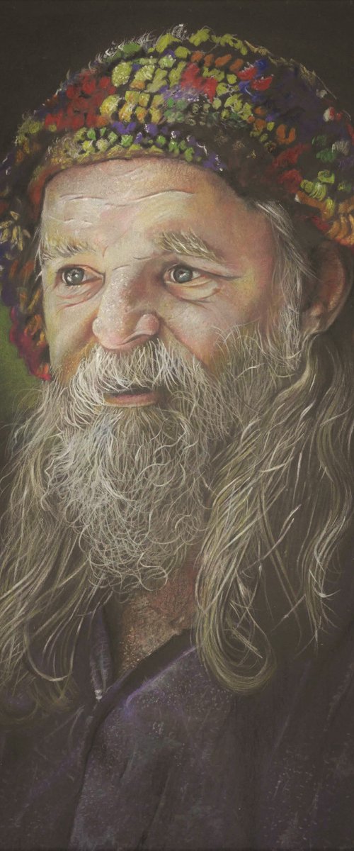 Old bearded man by Hendrik Hermans