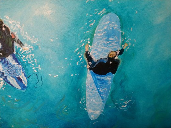 Surfers         60x80cm