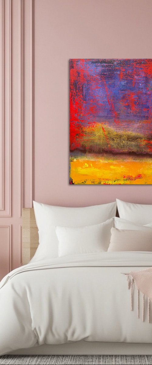 Between flame and blue by Viki Smoliar