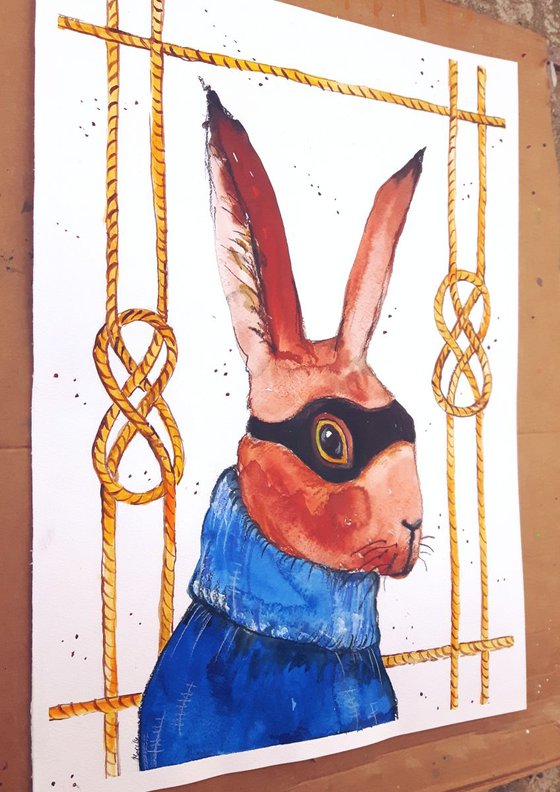 "Bandit rabbit"