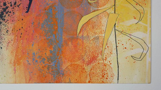 Go with the Flow - triptych