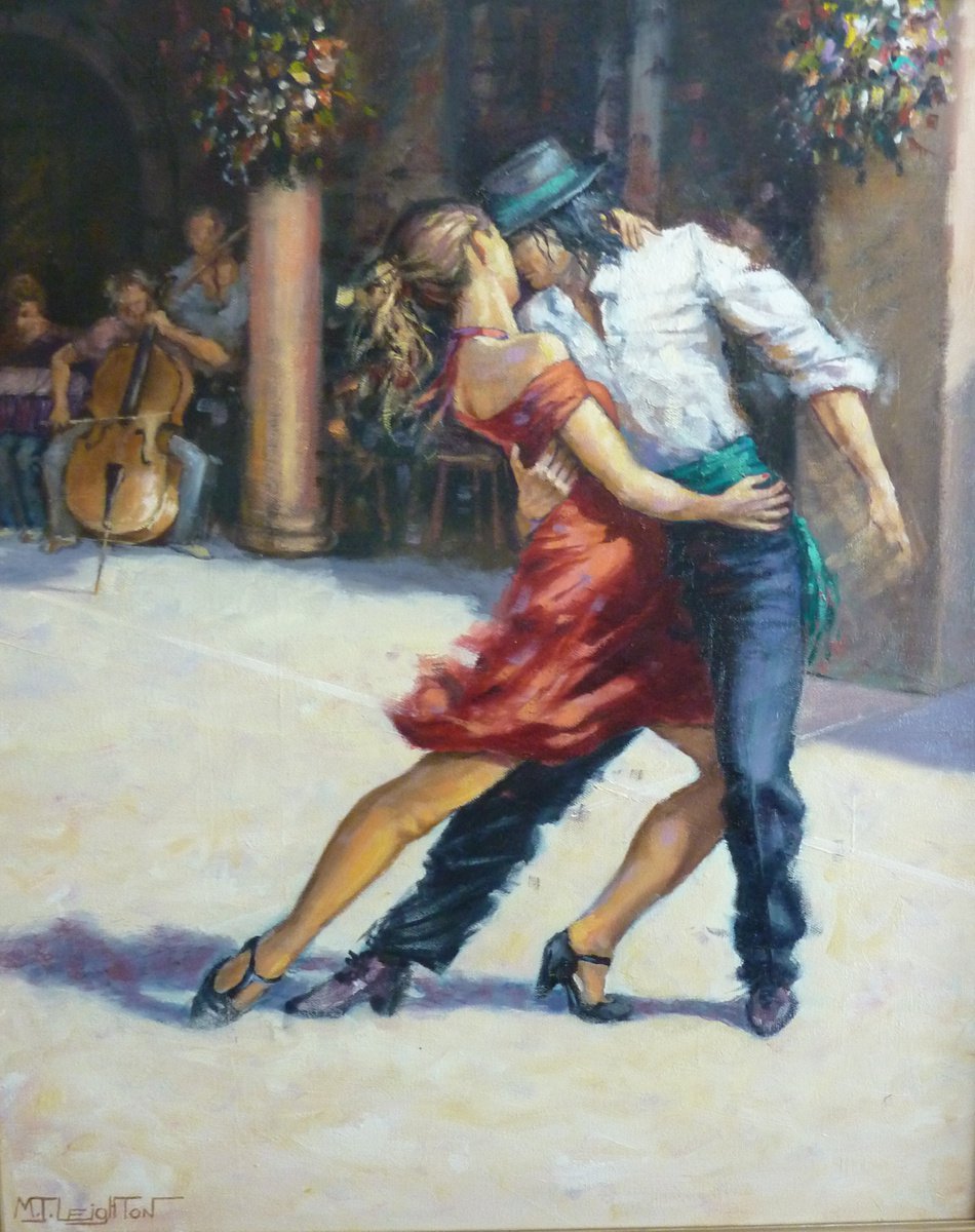 Tango Dancers by Martin J Leighton