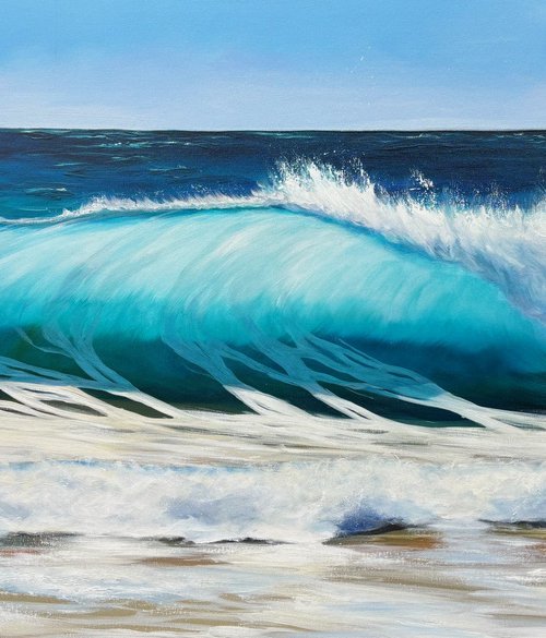 Turquoise Beach Wave III by Catherine Kennedy