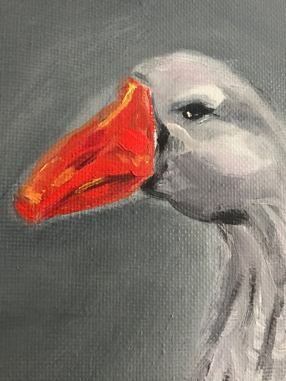 Unpredictable goose