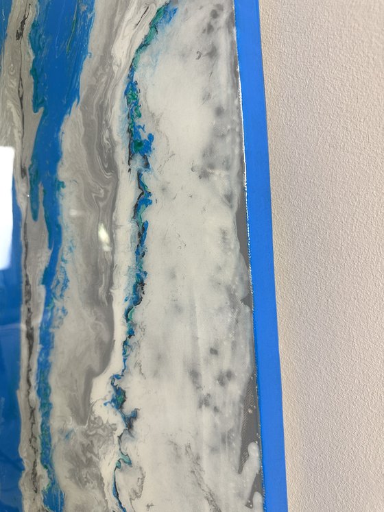 The Aviators Dreams- Sky Blue Cloud Abstract.