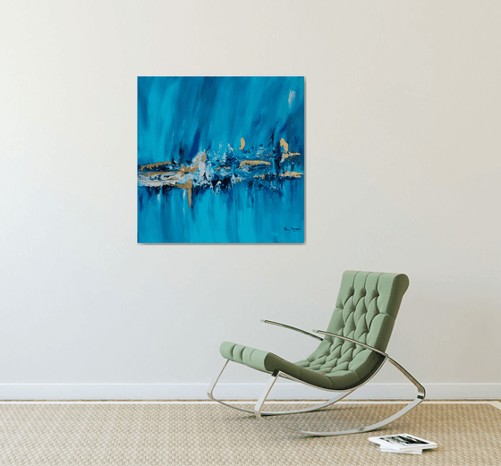 Bleu et or