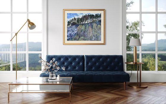 Trees grow on the stones too