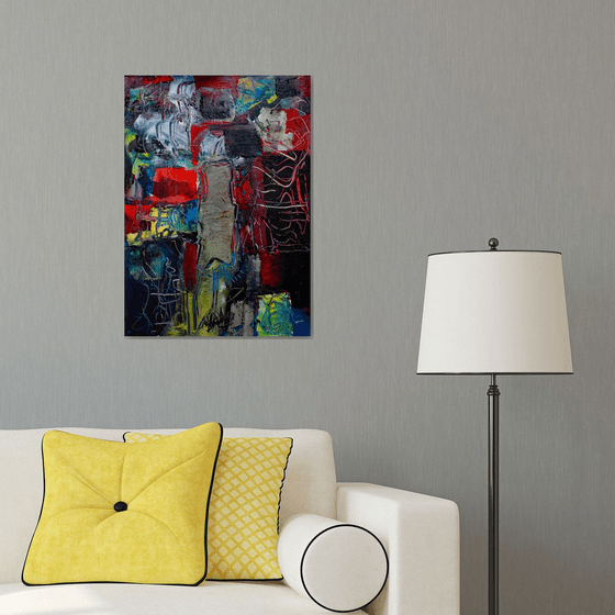 JEUNE FEMME GRAFFITIS