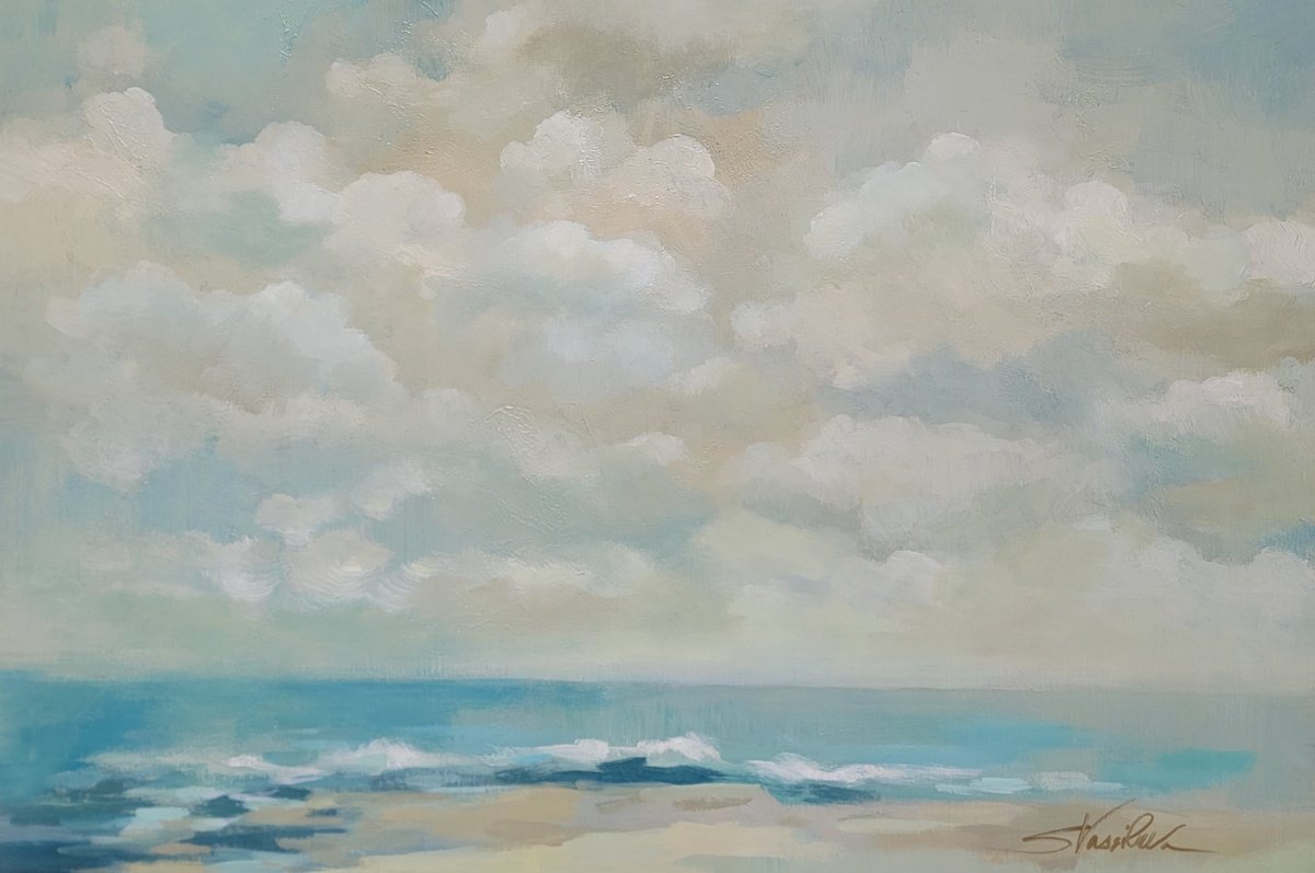  Caressing Ocean Winds By Silvia Vassileva, 36 X 24, Artwork For Sale On Artfinder