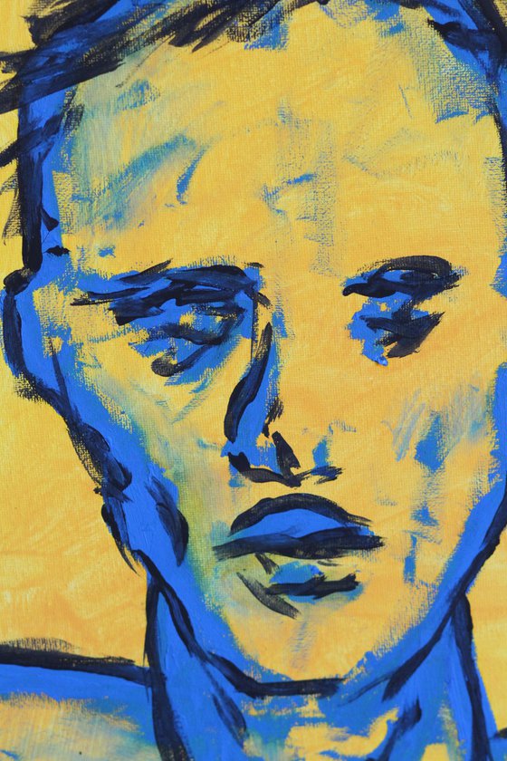 Blue portrait 3
