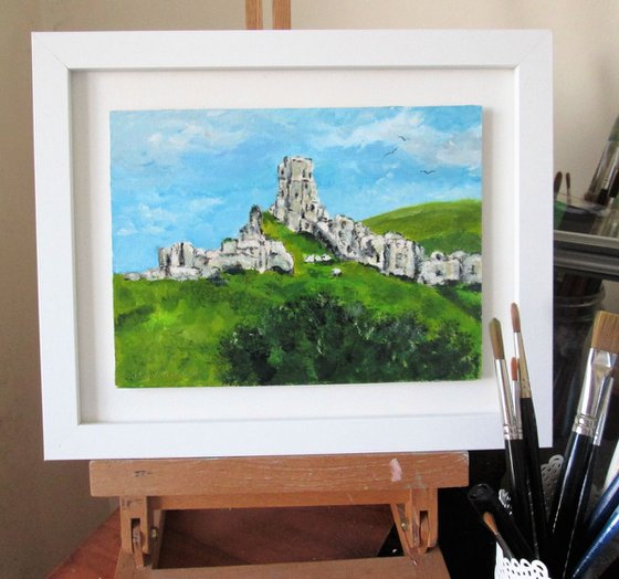 Corfe Castle in Dorset