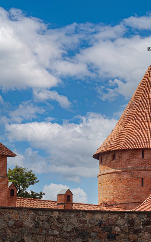 Trakai Castel Detail by Bruno Paolo Benedetti