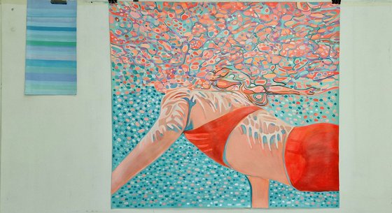 Underwater Pastel Green