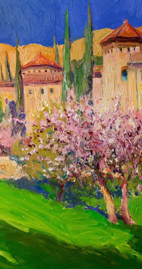 Blooming Almond. Spring by Suren Nersisyan