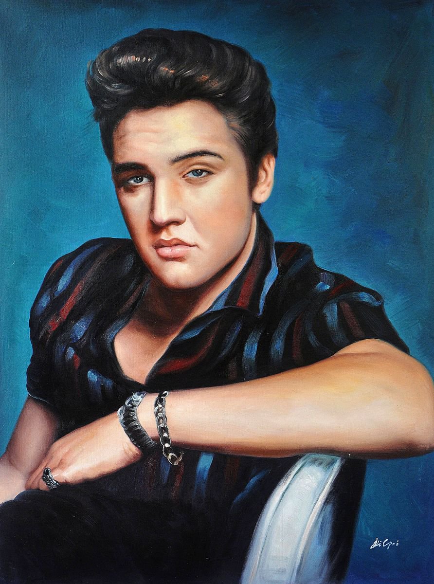 Elvis Presley Portrait by Di Capri