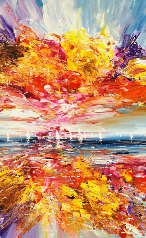 Seascape Sailing Impressions XL 12 by Peter Nottrott