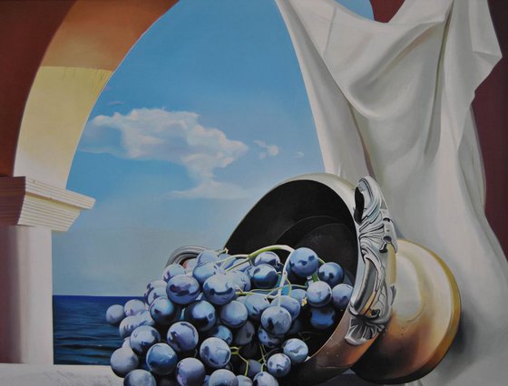 Still life with grapes 2