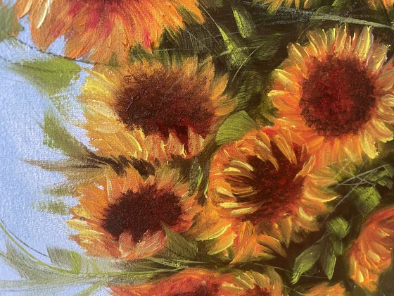 Floral gift - sunflowers