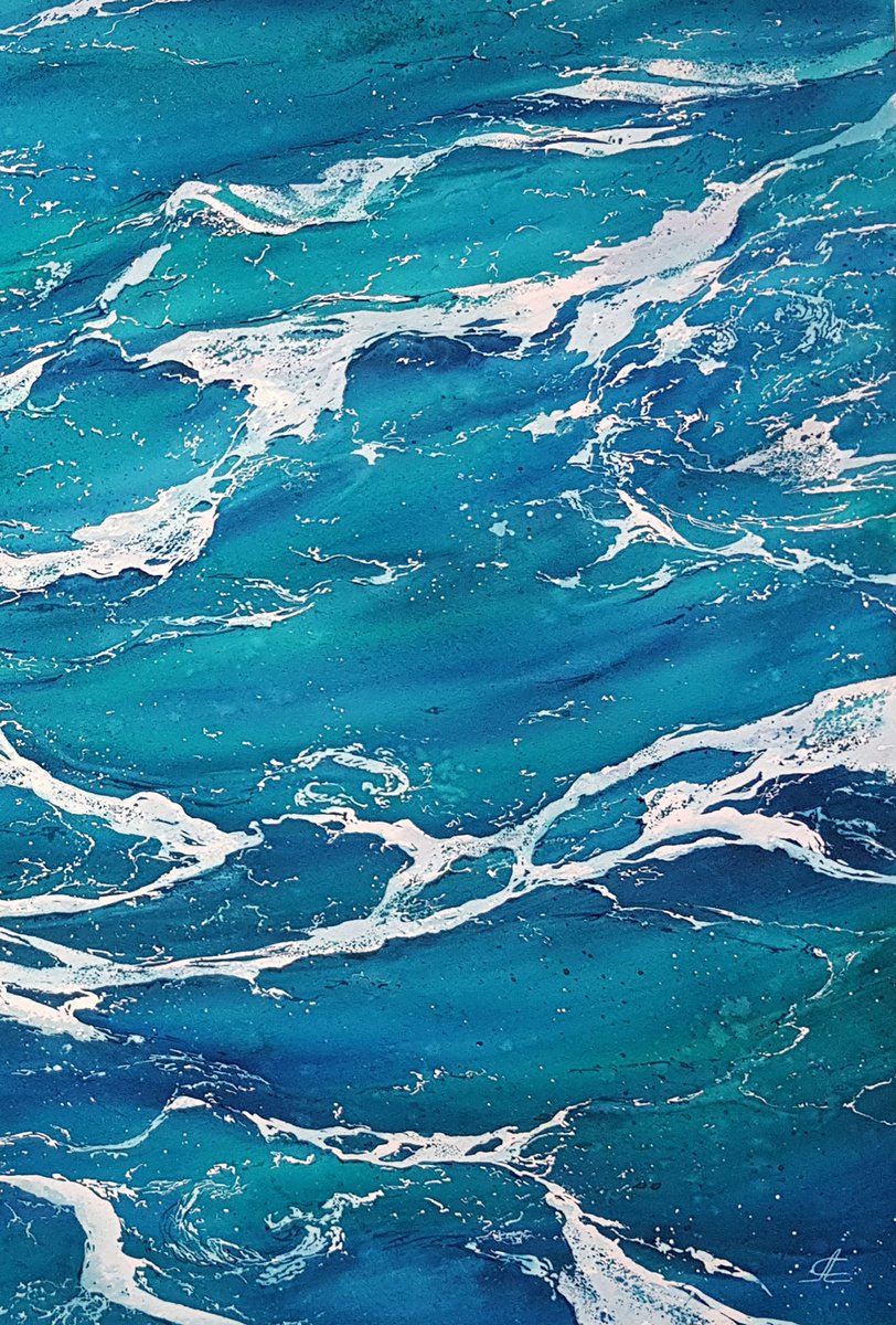 Abstract sea and waves #01 by Svetlana Lileeva