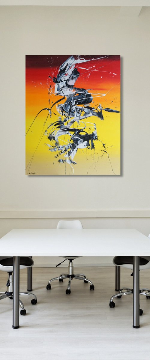 Spirits Rising VIII (Spirits Of Skies 080087) (80 x 100 cm) (32 x 40 inches) XL by Ansgar Dressler