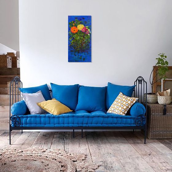 Blue Garden Bouquet