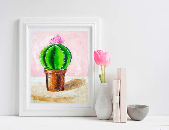 Still life with cactus № 2