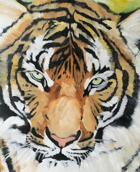 Wild Spirit. Tiger Painting. Free Worldwide Shipping.