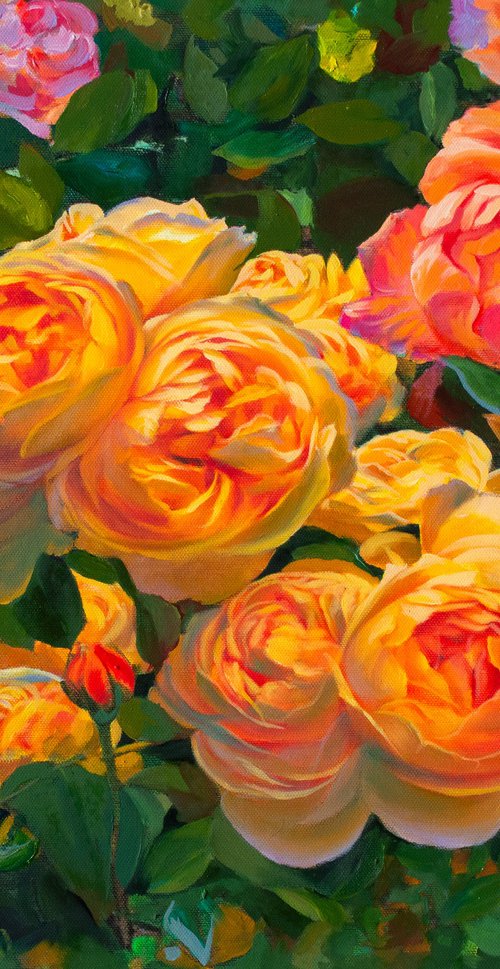 Roses in the Garden by Kolodyazhniy Sergey