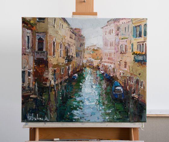 Italy - Original Oil Painting impasto art