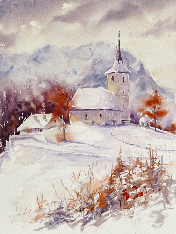 Winter landscape 31x41