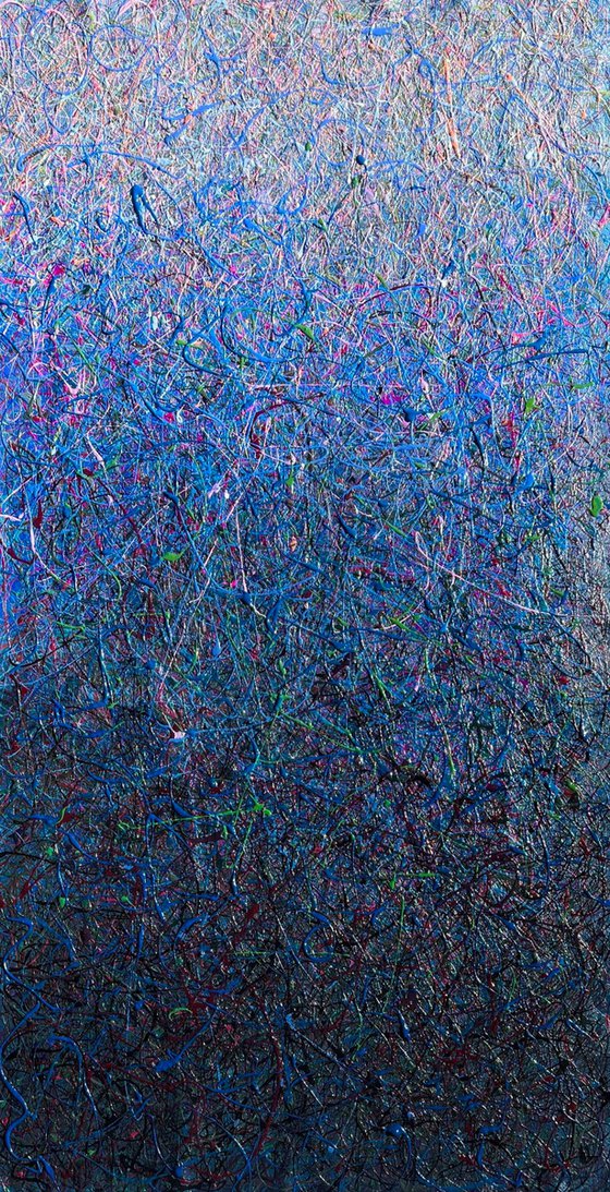 In search of silence- 3 (blue)