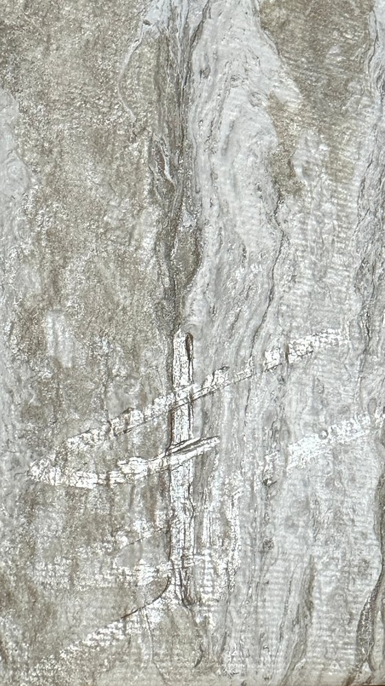 Voile — Neutral Abstract Diptych