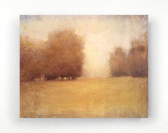 Oak Trees 200929 tonal impressionist landscape tree painting