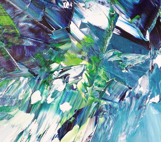 Turquoise Blue Waves C 2