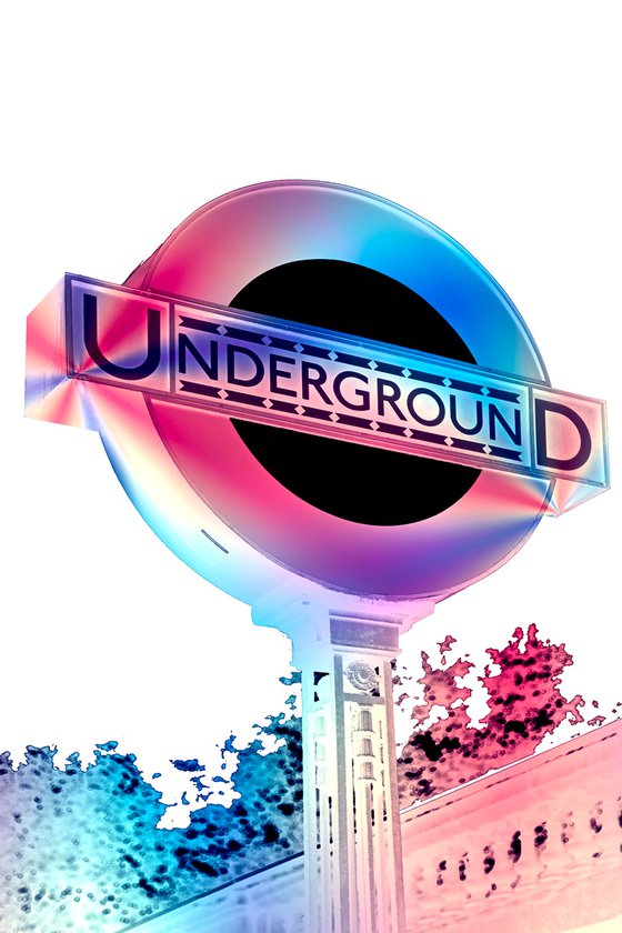 Underground Sign : 2022   1/20  8" X 12"