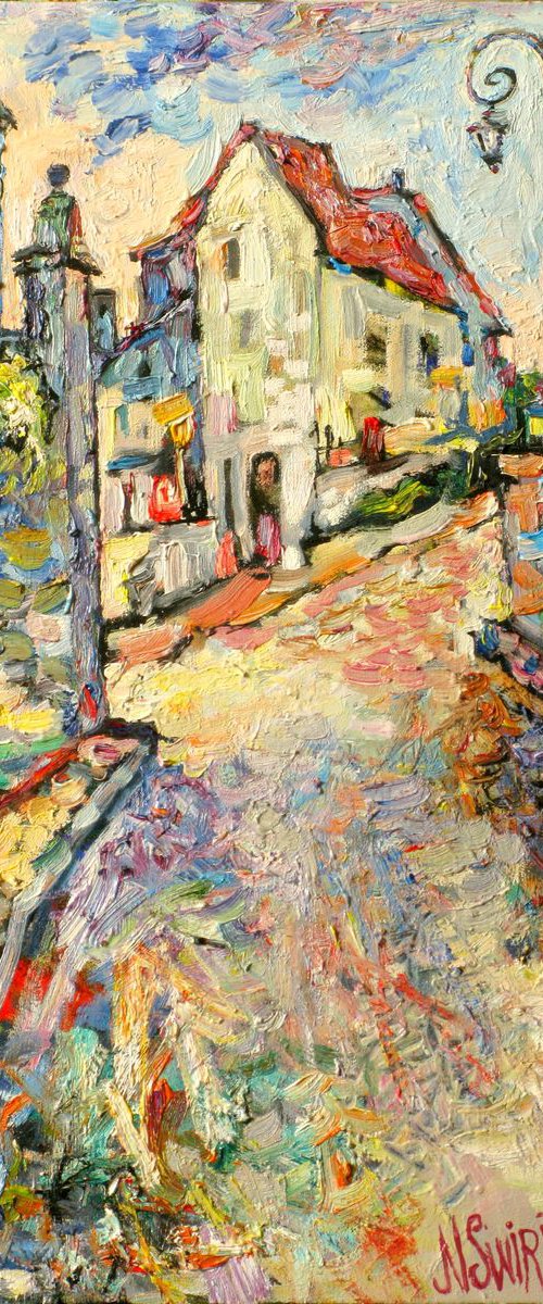 Morning street. South of France. by Nikifor Swiristuhin
