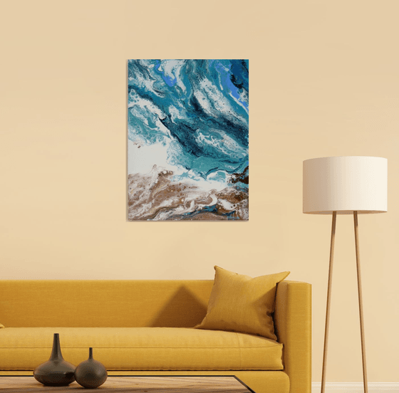 "Abstract Sea" Landscape painting