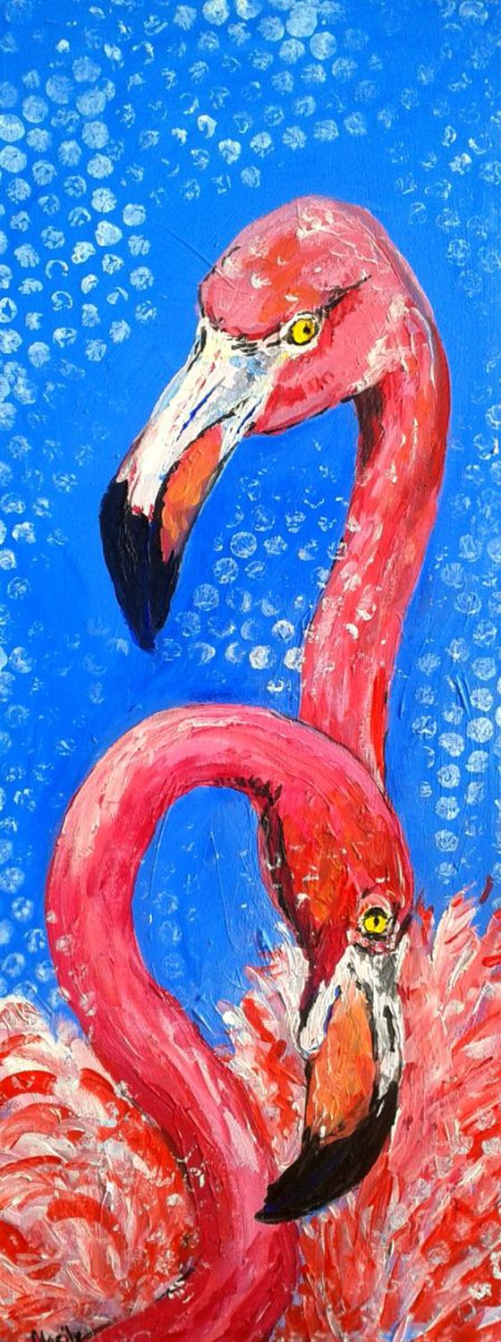 "Flamingo love"