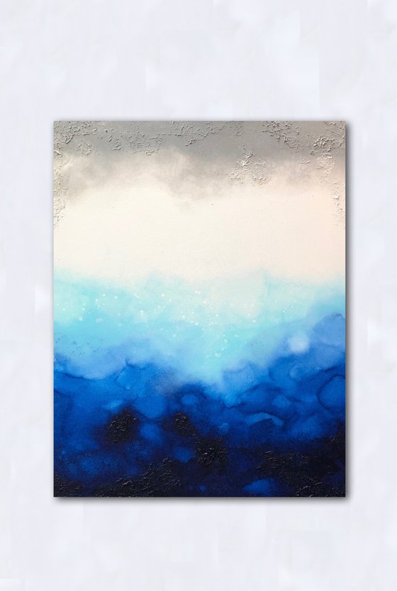 blues fullness (80 x 60 cm) Dee Brown Artworks