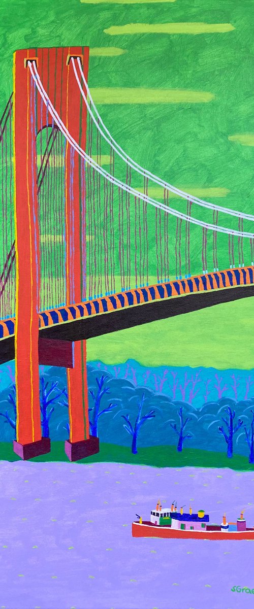 Verrazzano-Narrows Bridge by Sue Graef