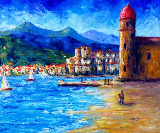 Collioure Lighthouse and Castle (France)
