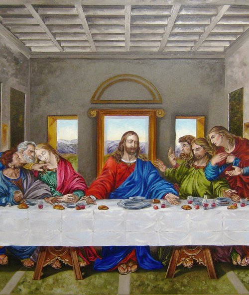 The Last Supper, Catholic Art by Natalia Shaykina