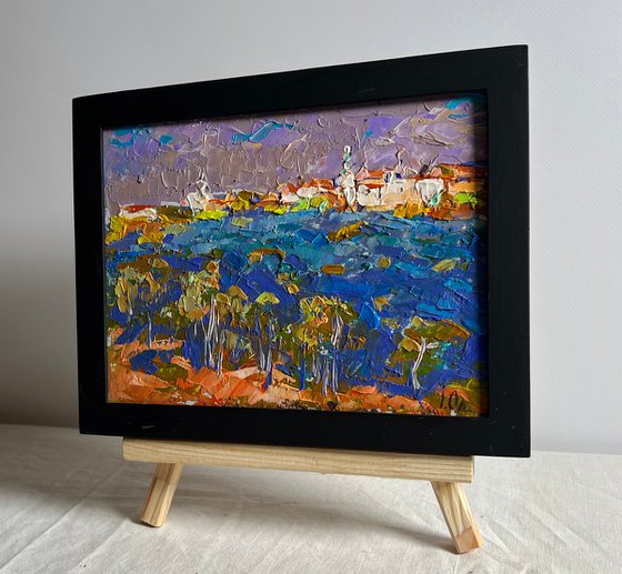 Covered with grey clouds