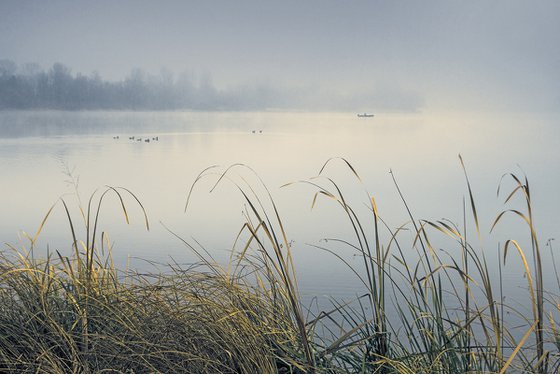 Silence over the water.