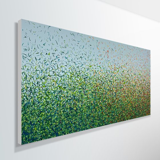 Katoomba Dance 152 x 76cm acrylic on canvas
