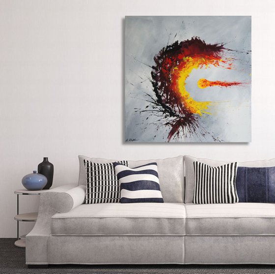 Fireball (Spirits Of Skies 064075) (80 x 80 cm) XL (32 x 32")