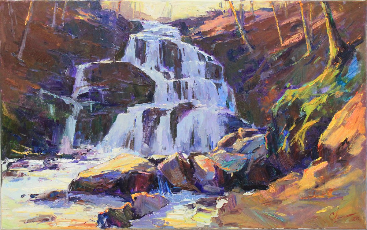 Shipit waterfall by Sergei Chernyakovsky