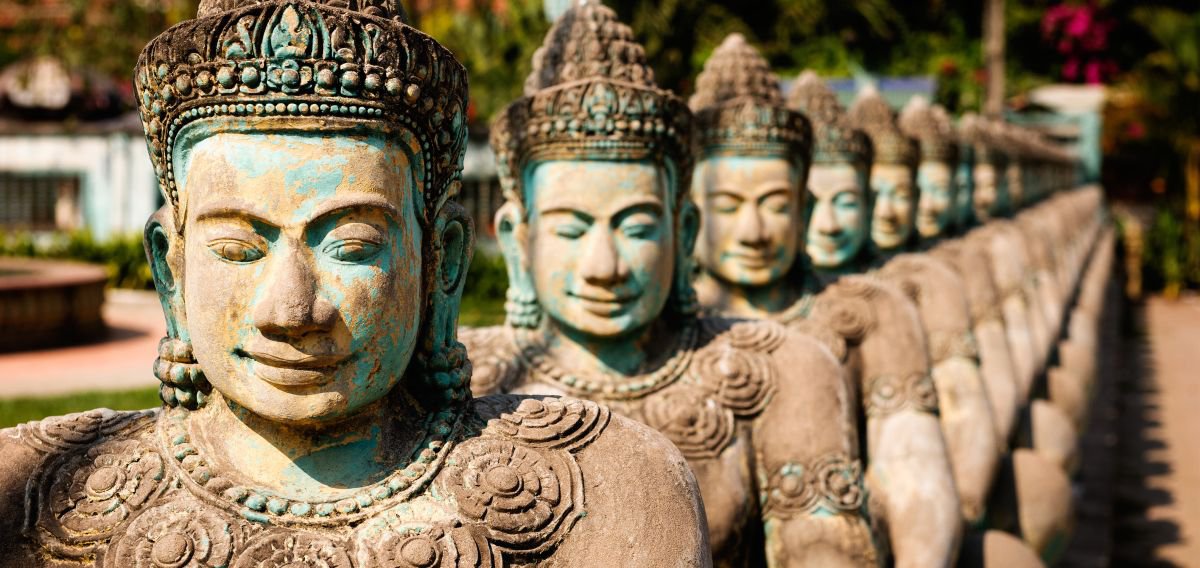 Photorealistic Cityscapes Photograph By Tom Hanslien, 60 X 30", Line Of Guardians, Original Artwork